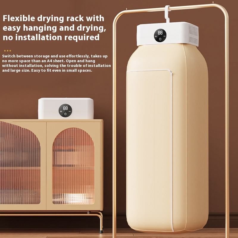 Folding Portable Electric Clothes Dryer – Smart Travel Mini Dryer for Home & Compact Spaces